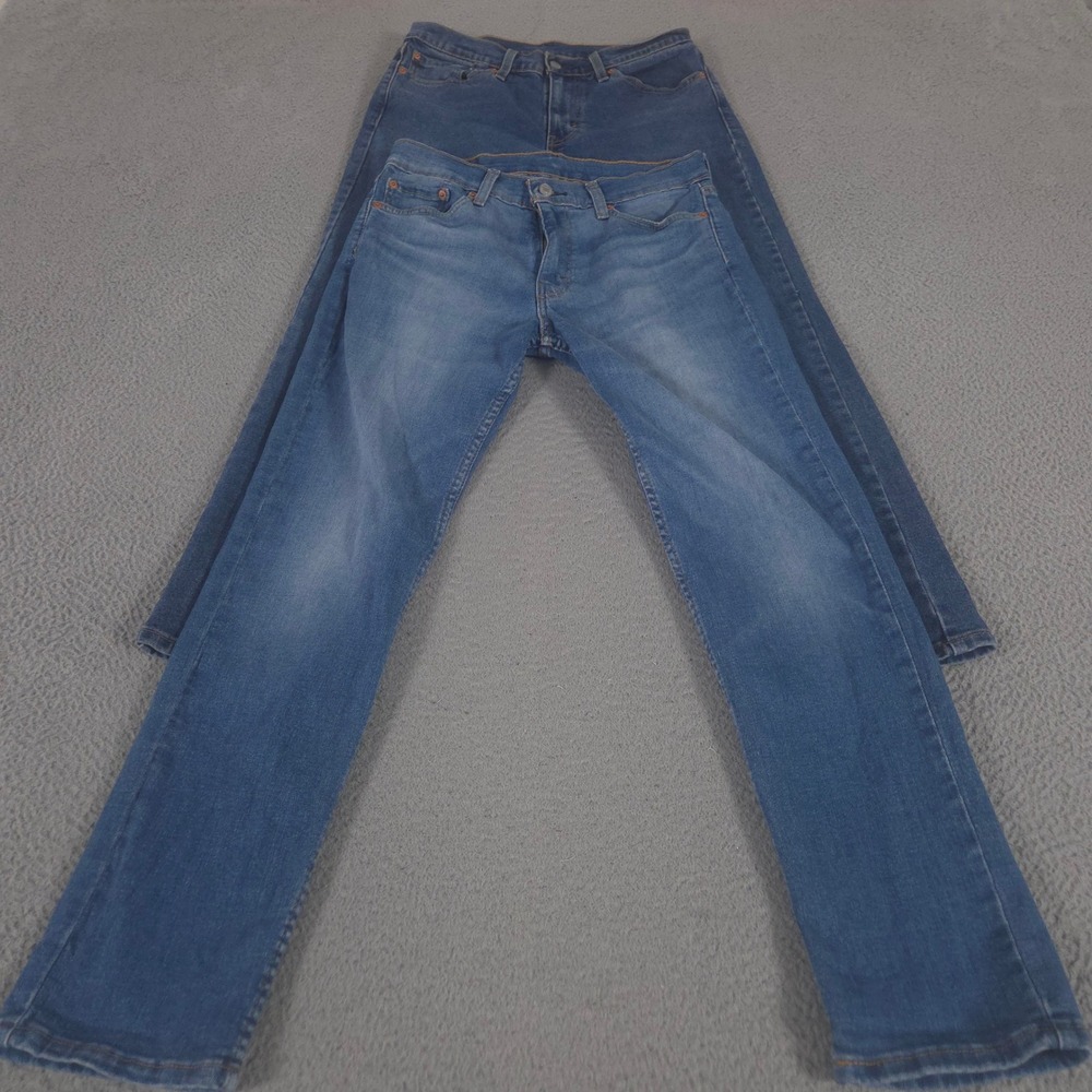 LOT OF 2 Levi's Jeans Mens 31x30 Blue 511 Slim Fit Stretch Denim Casual Pants